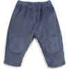 Corduroy Pants, Blue - Pants - 1 - thumbnail