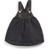 Denim Overall Dress, Grey - Dresses - 2