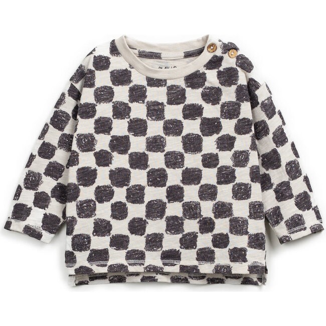 Checkered Long Sleeve T-Shirt, Prints