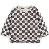 Checkered Long Sleeve T-Shirt, Prints - T-Shirts - 1 - thumbnail