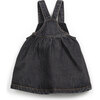 Denim Overall Dress, Grey - Dresses - 3