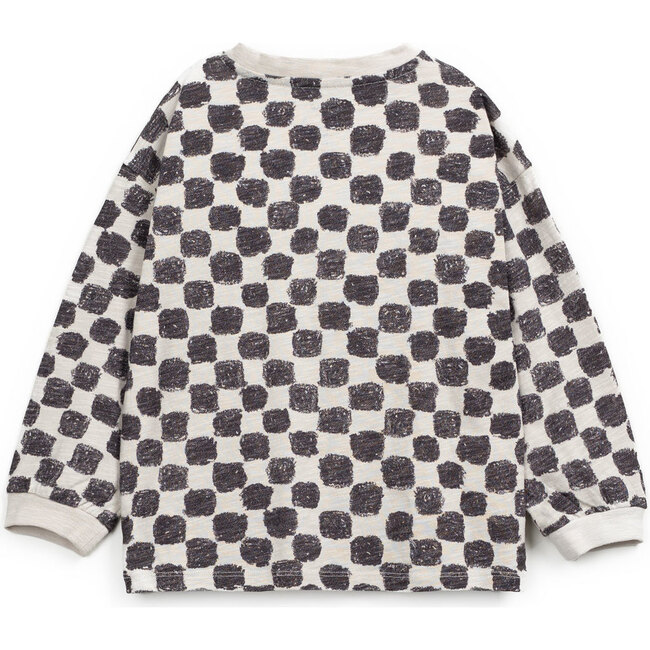Checkered Print Long Sleeve T-Shirt, Prints - T-Shirts - 2