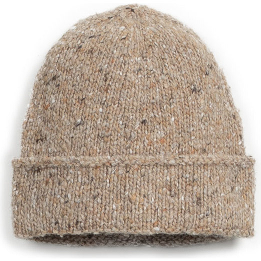 Baby Knitted Beanie, Tan