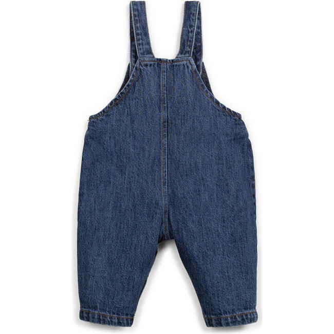 Denim Overalls, Blue - Jumpsuits - 3
