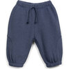 Baby Fleece Sweatpant, Blue - Pants - 1 - thumbnail