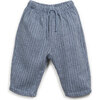 Abstract Fleece Trouser, Blue - Pants - 1 - thumbnail