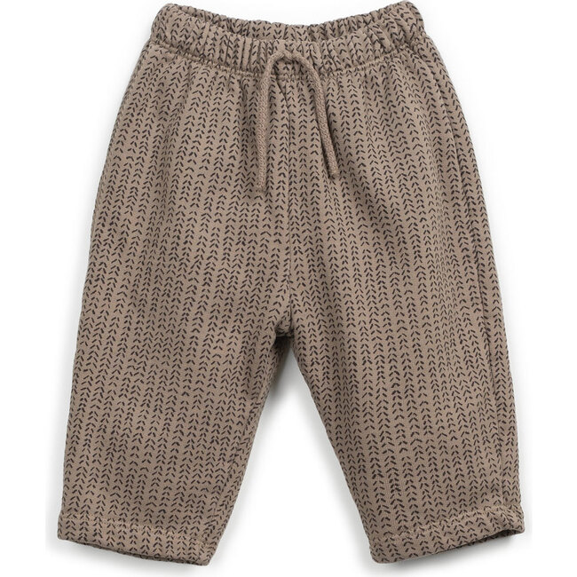 Abstract Fleece Trouser, Tan