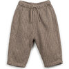 Abstract Fleece Trouser, Tan - Pants - 1 - thumbnail