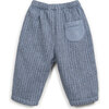 Abstract Fleece Trouser, Blue - Pants - 2