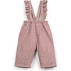 Abstract Fleece Overall, Pink - Rompers - 1 - thumbnail