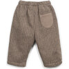 Abstract Fleece Trouser, Tan - Pants - 2
