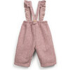 Abstract Fleece Overall, Pink - Rompers - 2