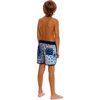 Tiago Kids' Swim Trunks, Blue/White - Swim Trunks - 3