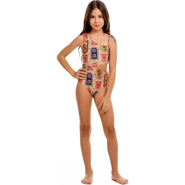 Savanna Kids’ One Piece Swimsuit, MULTICOLOR