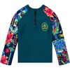 Noah Kids' Rashguard, Green/Pink - Two Pieces - 2