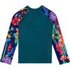 Noah Kids' Rashguard, Green/Pink - Two Pieces - 4