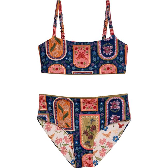Sky Kids’ Bikini Set, MULTICOLOR - Two Pieces - 4