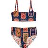 Sky Kids’ Bikini Set, MULTICOLOR - Two Pieces - 4