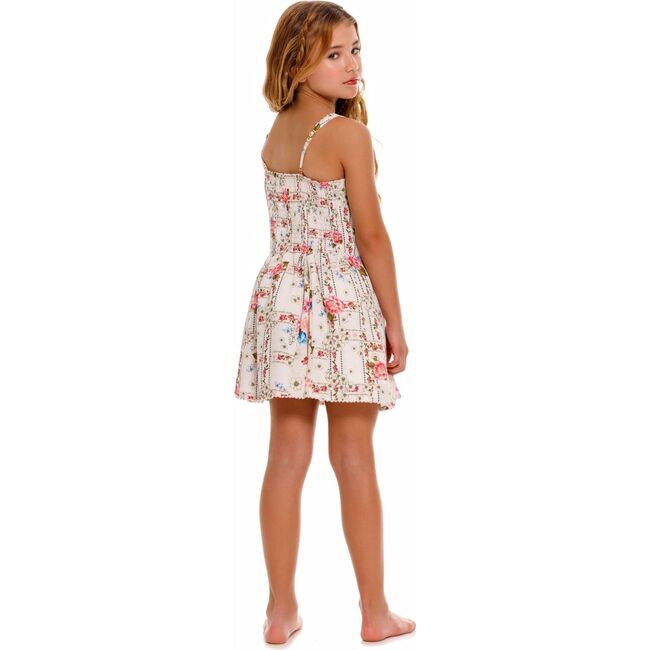 Nicolle Kids' Dress, White/Pink - Dresses - 2