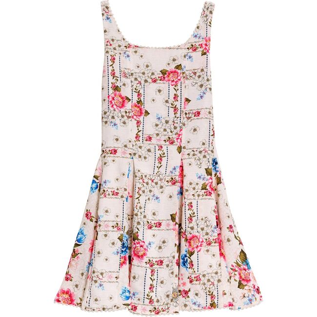 Nicolle Kids' Dress, White/Pink - Dresses - 3