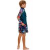 Noah Kids' Rashguard, Green/Pink - Two Pieces - 5