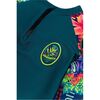 Noah Kids' Rashguard, Green/Pink - Two Pieces - 6