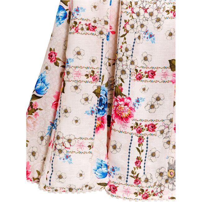 Nicolle Kids' Dress, White/Pink - Dresses - 5