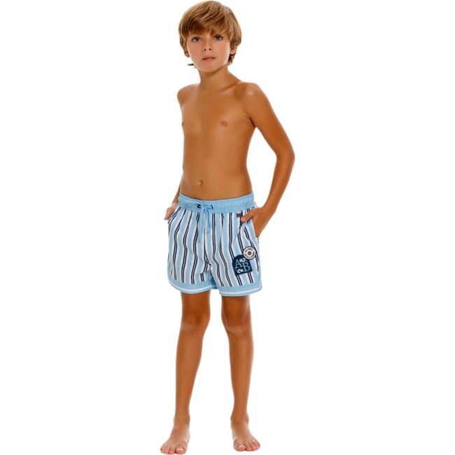 Luke Kids' Swim Trunks, Blue