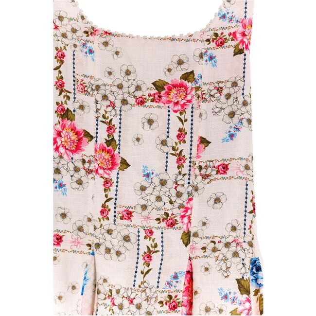 Nicolle Kids' Dress, White/Pink - Dresses - 6