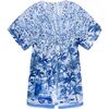 Luciana Kids' Tunic Cover Up, Blue/White - Cover-Ups - 2