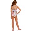 Lewis Kids' One Piece Swimsuit, White/Pink/Blue - One Pieces - 2