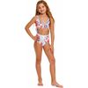 Iliana Kids' One Piece Swimsuit, White/Pink - One Pieces - 1 - thumbnail