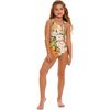Nate Kids' One Piece Swimsuit, Green/Yellow/White - One Pieces - 5