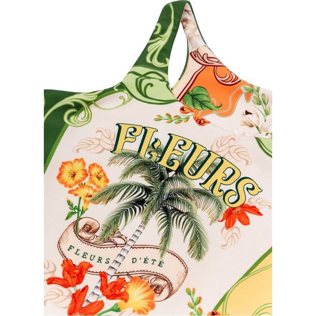 Nate Kids' One Piece Swimsuit, Green/Yellow/White - One Pieces - 7