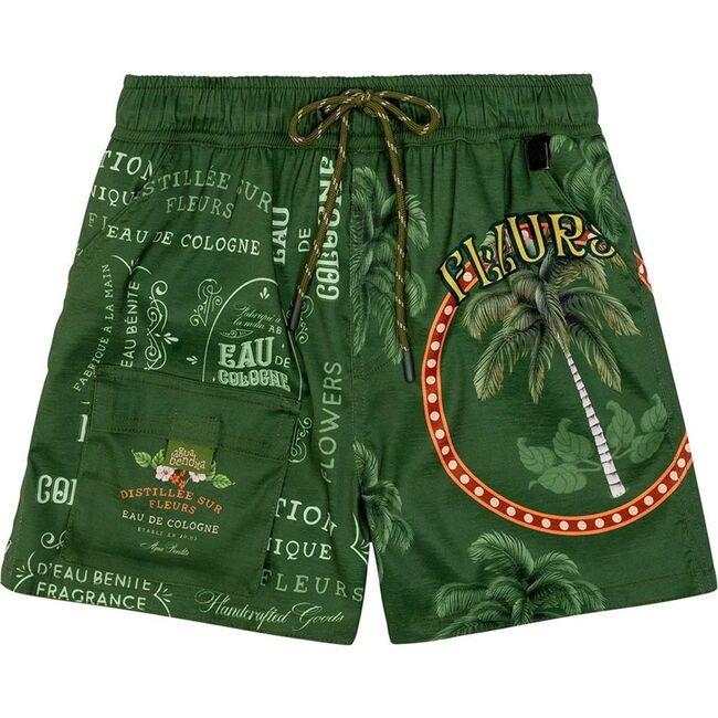 Alan Kids' Swim Trunks, Green - Swim Trunks - 2