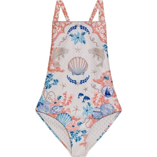 Amina Kids’ One Piece Swimsuit, MULTICOLOR - One Pieces - 3