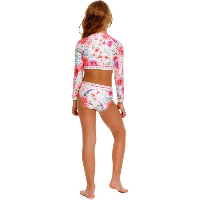 Caramel Kids' Rashguard Set, White/Pink - Mixed Apparel Set - 3