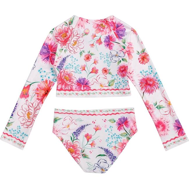 Caramel Kids' Rashguard Set, White/Pink - Mixed Apparel Set - 4