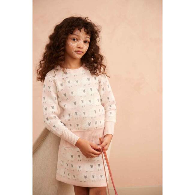 Little Bo Peep Sweater, Blush - Sweaters - 2
