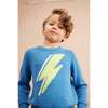 Lightning Bolt Jumper, Hussar Blue - Sweaters - 2