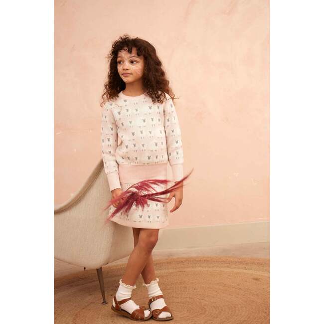 Little Bo Peep Sweater, Blush - Sweaters - 4