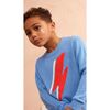 Lightning Bolt Jumper, Azure - Sweaters - 3