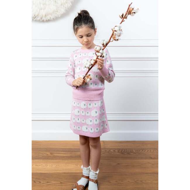 Little Bo Peep Skirt, Bubble Gum - Skirts - 4