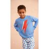 Lightning Bolt Jumper, Azure - Sweaters - 5