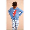Lightning Bolt Jumper, Azure - Sweaters - 6