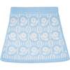 Flower Power Skirt, Sky - Skirts - 1 - thumbnail