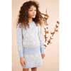 Flower Power Skirt, Sky - Skirts - 2
