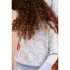 Flower Power Jumper, Sky - Sweaters - 3