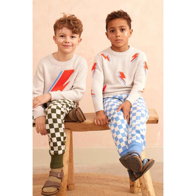 Lightning Bolt Jumper, Chalk - Sweaters - 6