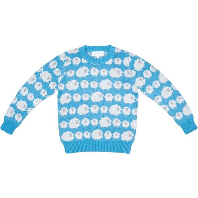 Flock of Sheep Sweater, Iceland Blue